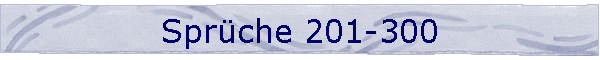 Sprche 201-300